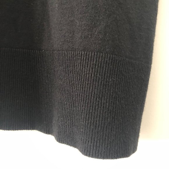 Ann Taylor LOFT Short Sleeve Black Sweater - Picture 7 of 9